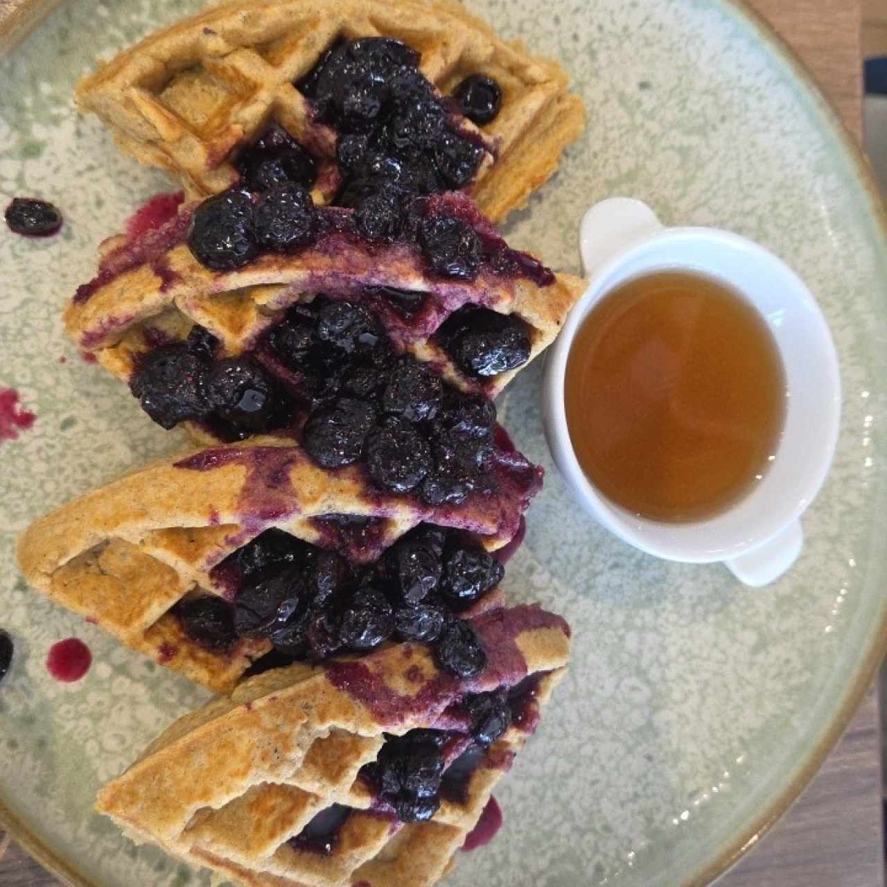 Breakfast - Blueberry Waffles