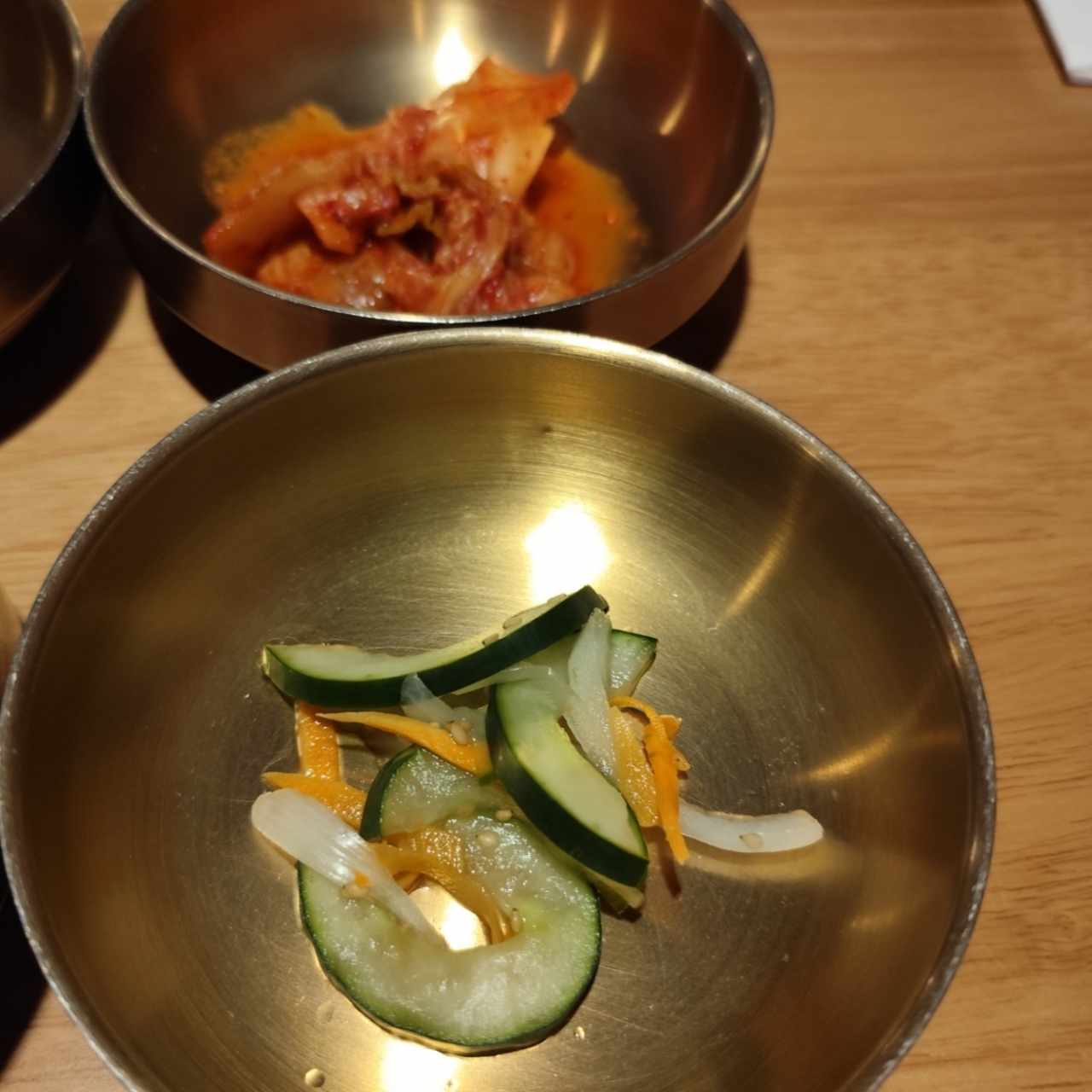 pepino y Kimchi 