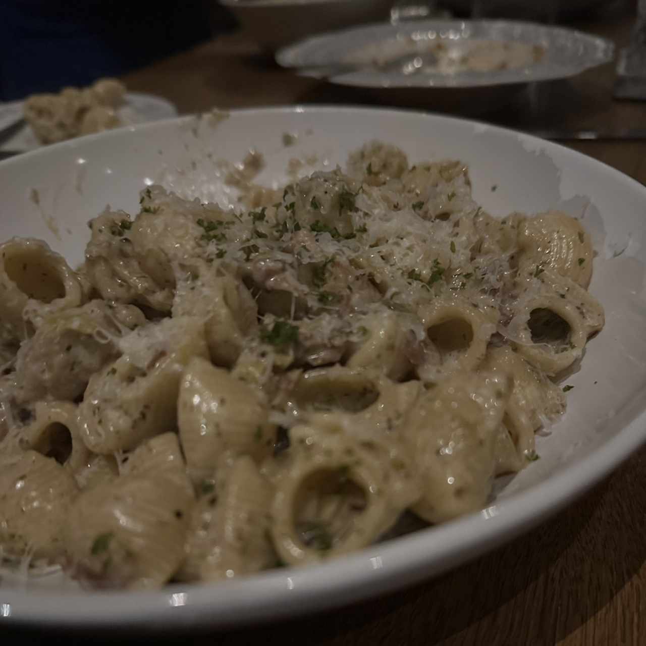 Pasta en salsa Cremosa