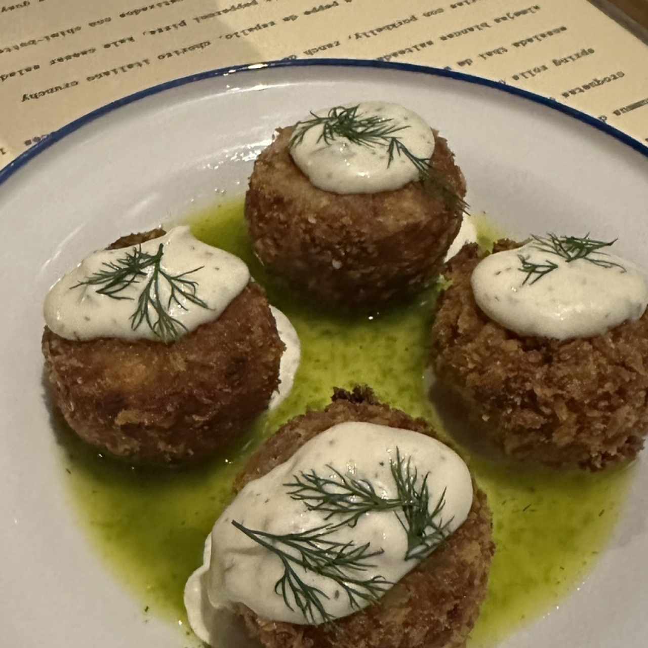 Croquetas de Crab Cake