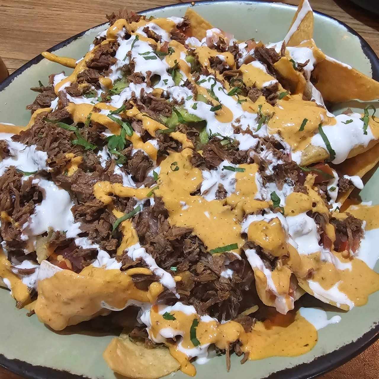 nachos de birria