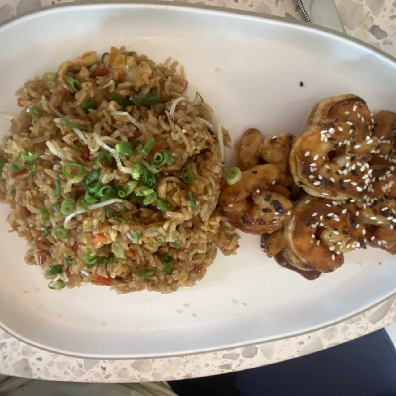 Mixto (pollo, filete y langostinos)