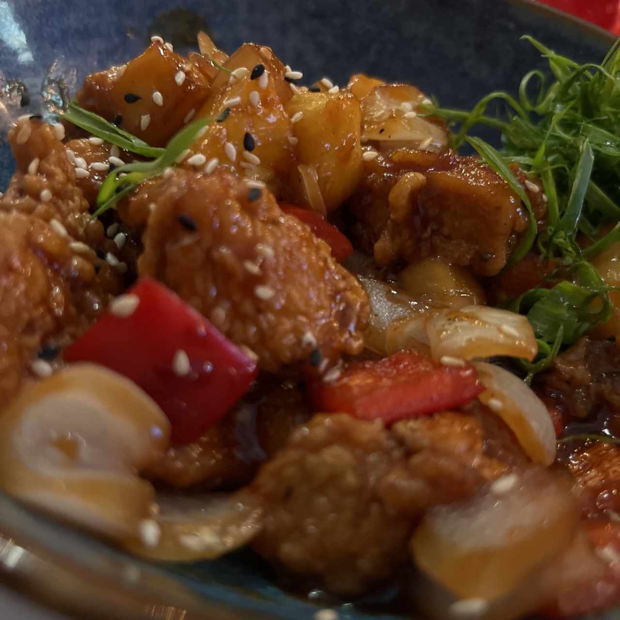 Platos Calientes - Pollo Agridulce