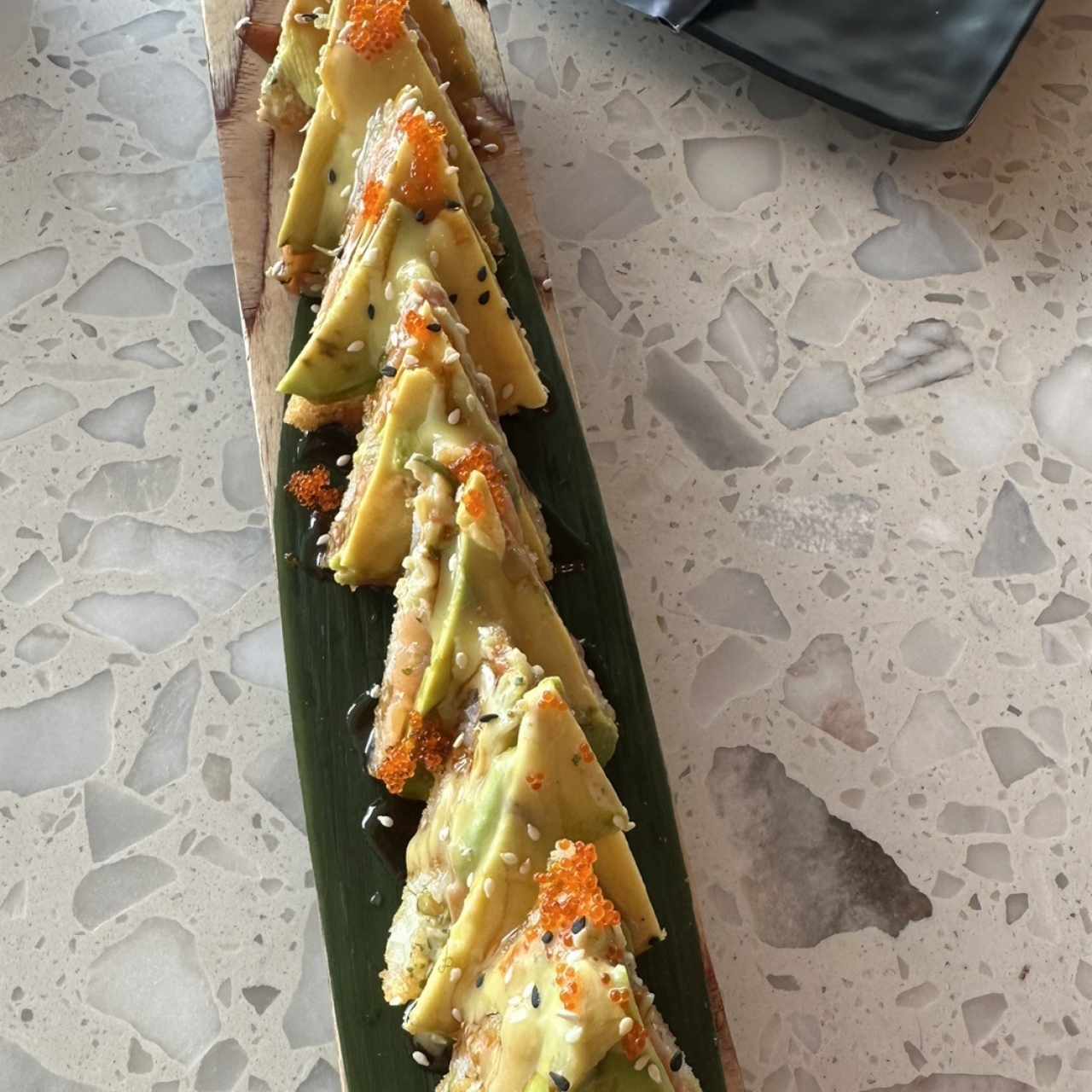 Sushi pizza 