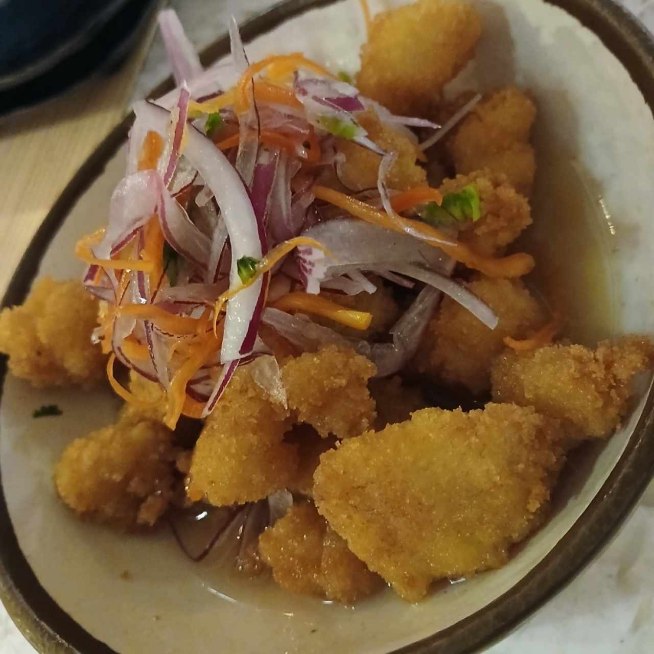 Ceviche Frito de Pescado Blanco