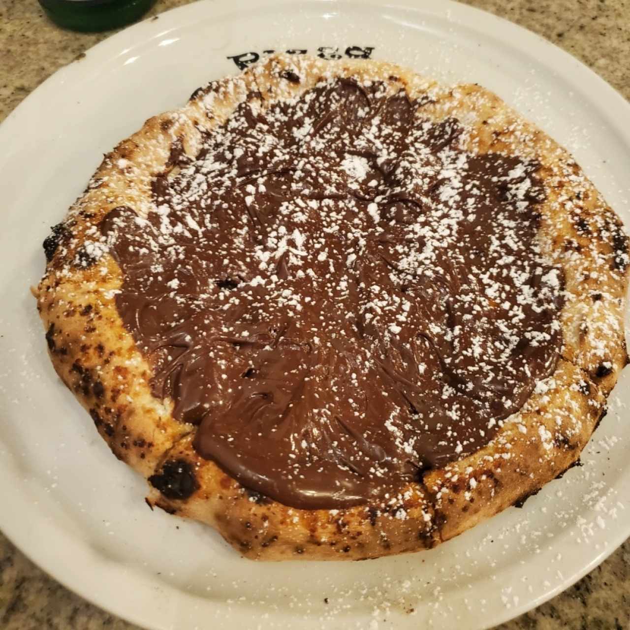 Postre - Pizza de Nutella