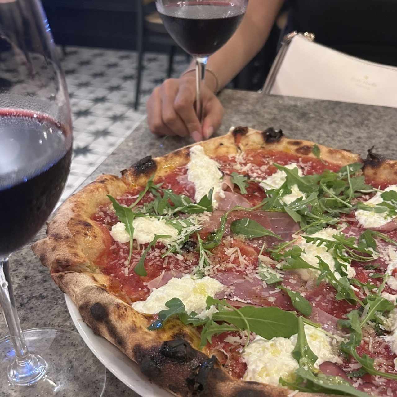 Pizzas Rojas - Speck e Stracciatella