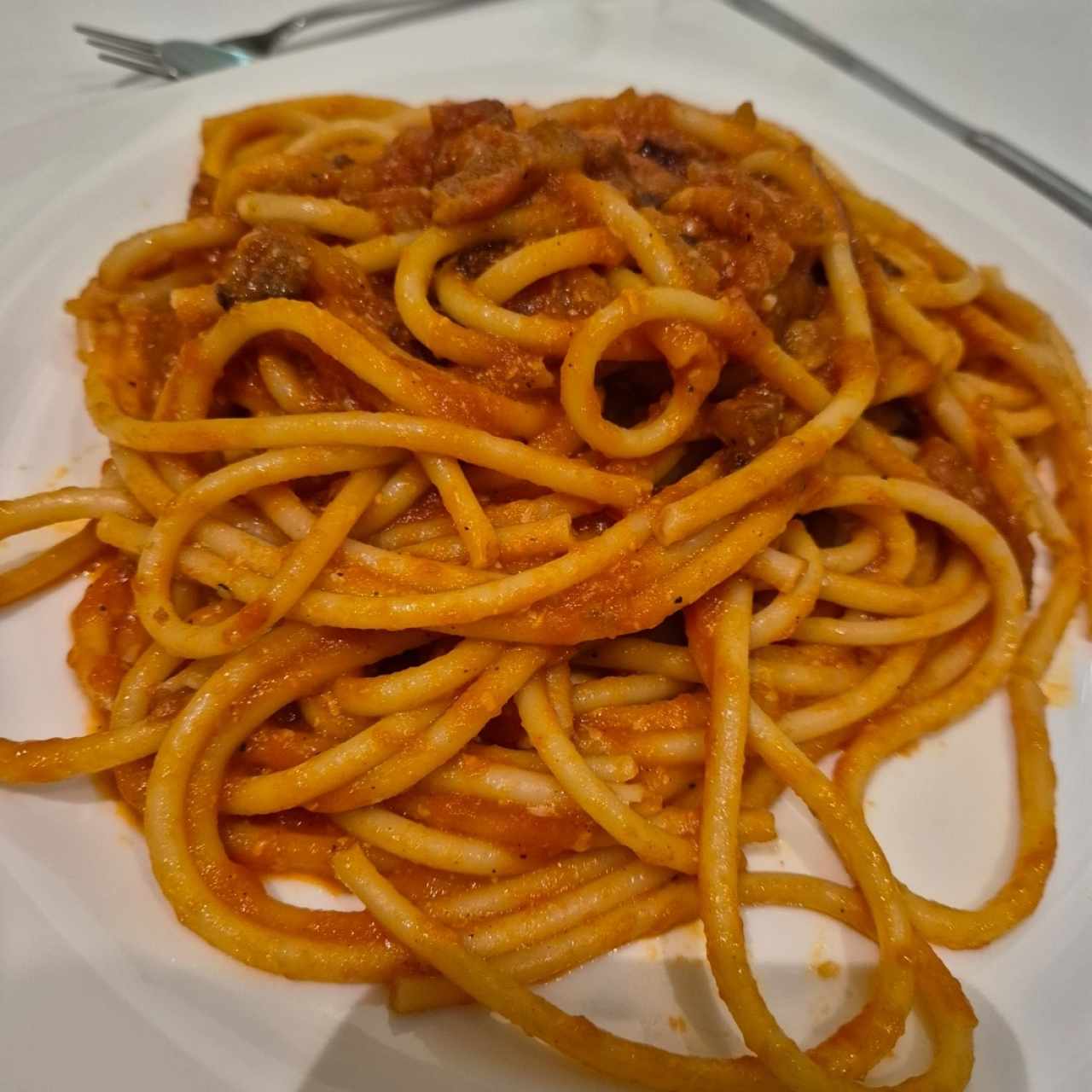 Primi Piatti - Bucatini alla Matriciana