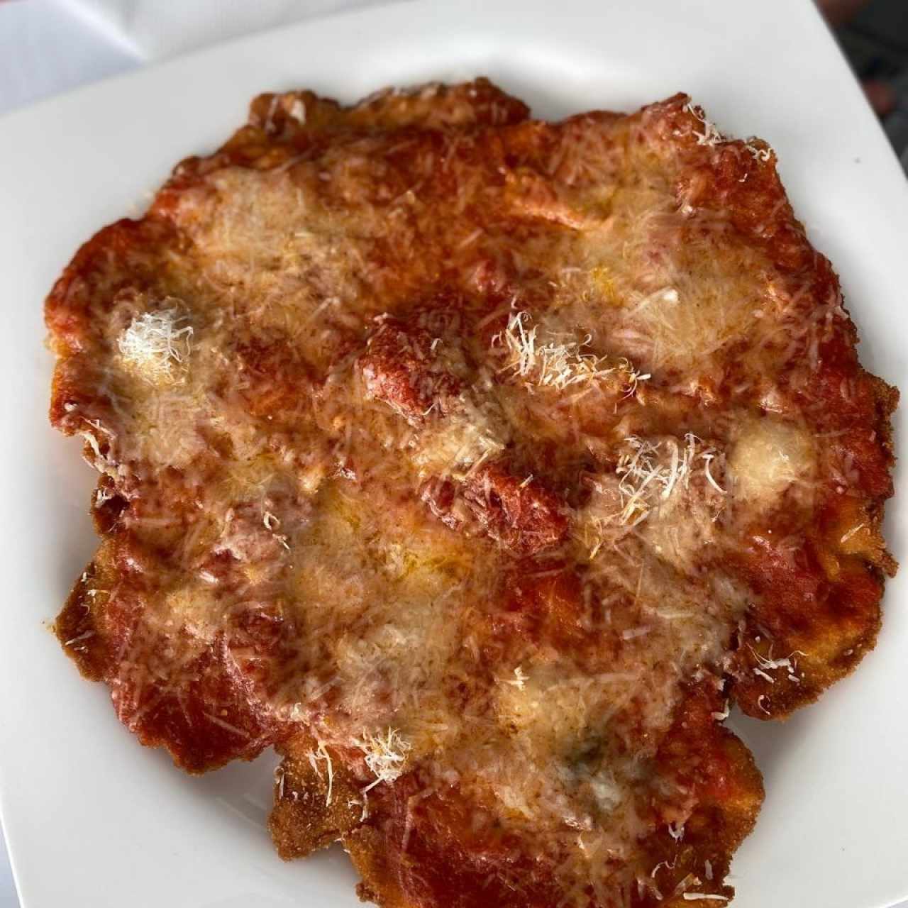 Milanesa de Res alla Parmigiana