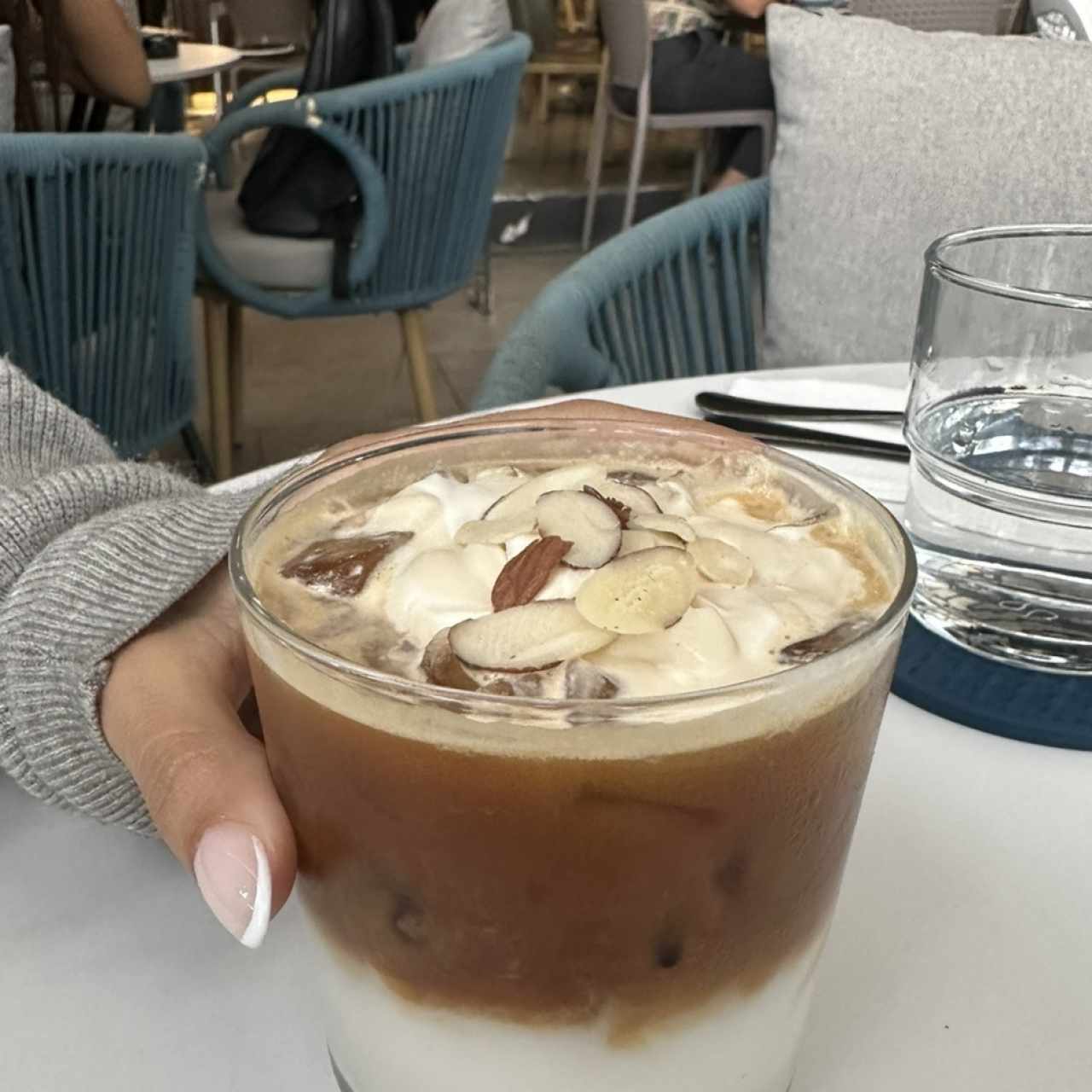 Coconut almond latte