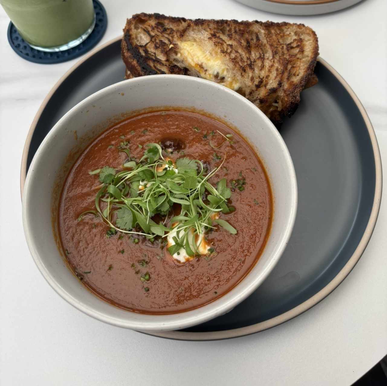 TOMATO SOUP & GRILLED CHEESE SANDWICH