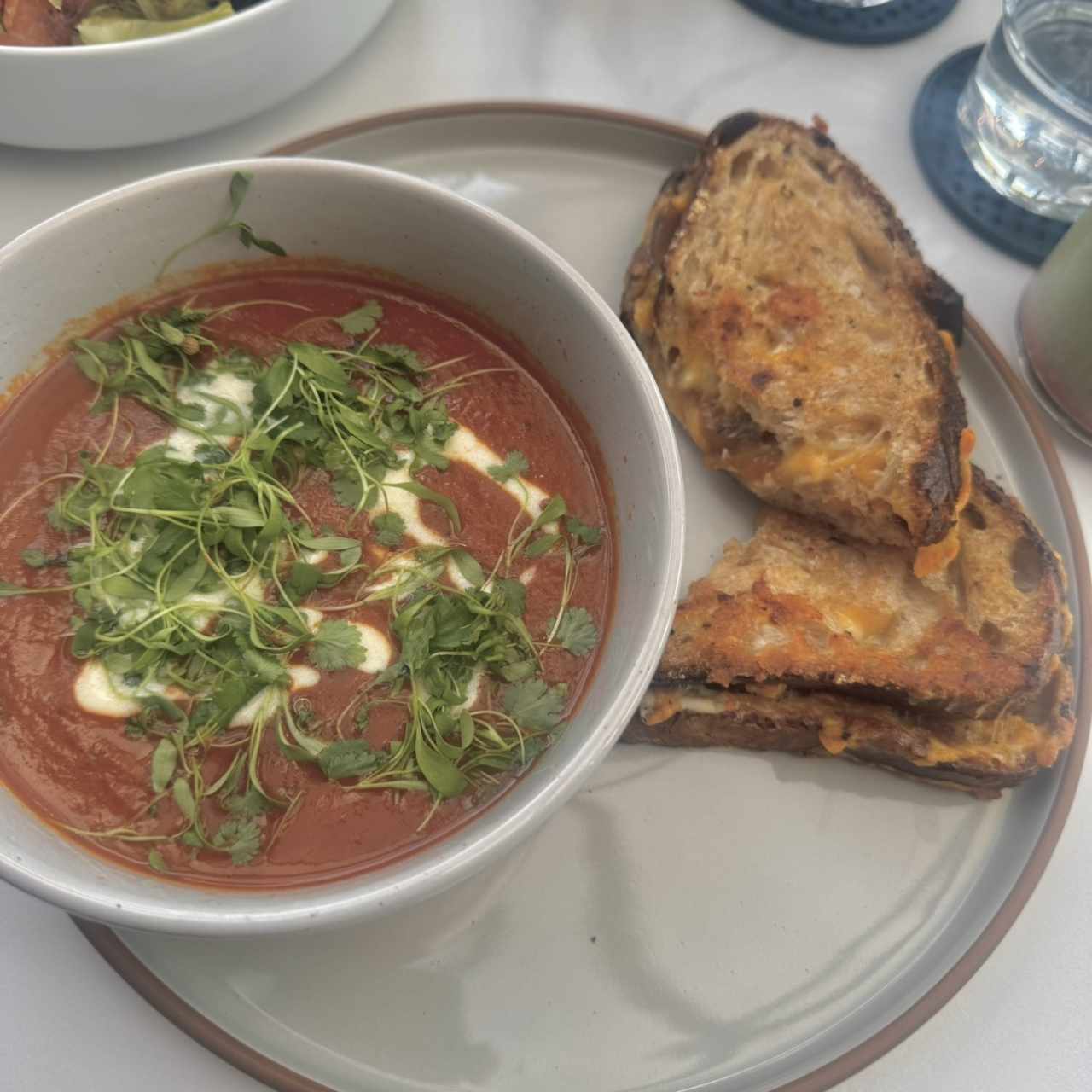 TOMATO SOUP & GRILLED CHEESE SANDWICH