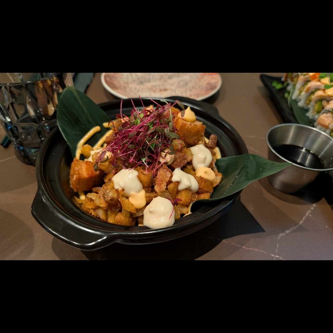Papas Bravas & Pork Belly