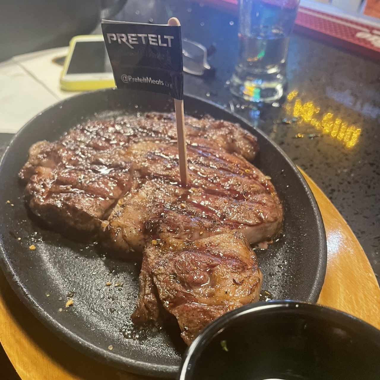 Rib eye churrasco de 8 onz 