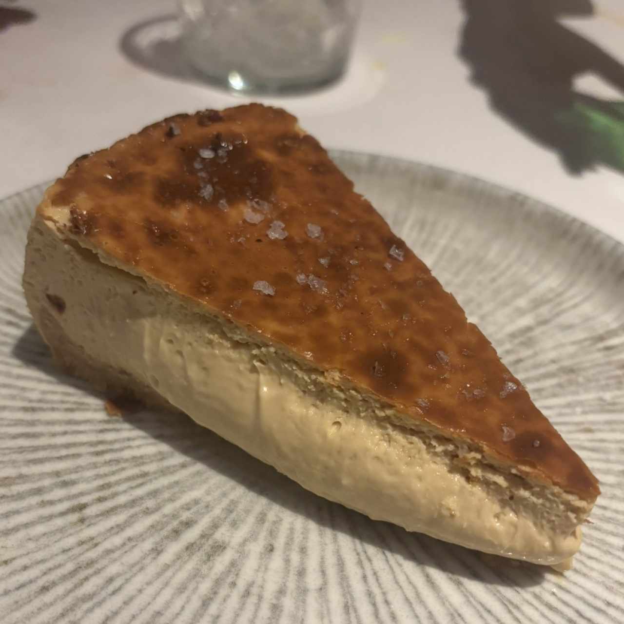 Tarta vasca de dulce de leche