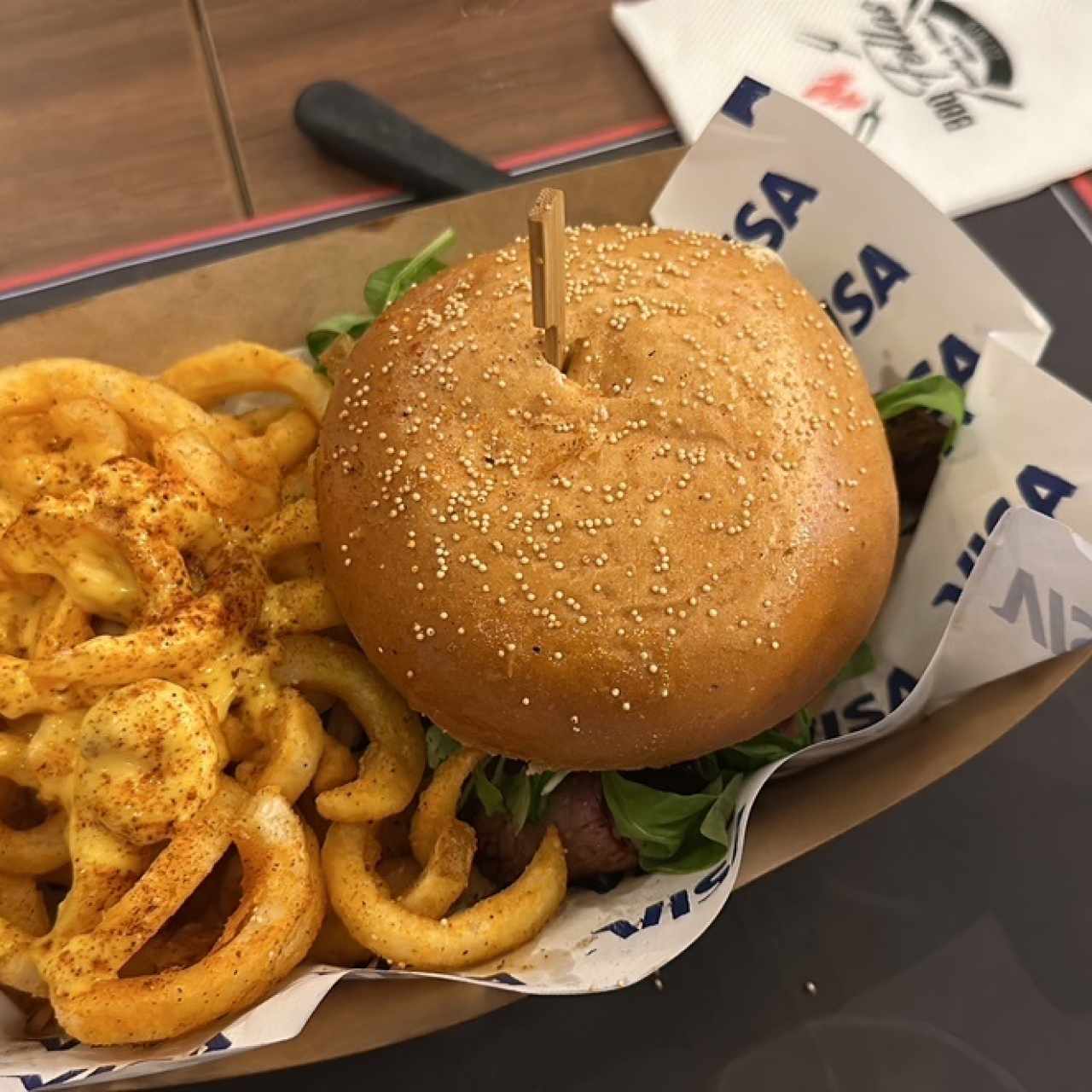 Burger brizqueta