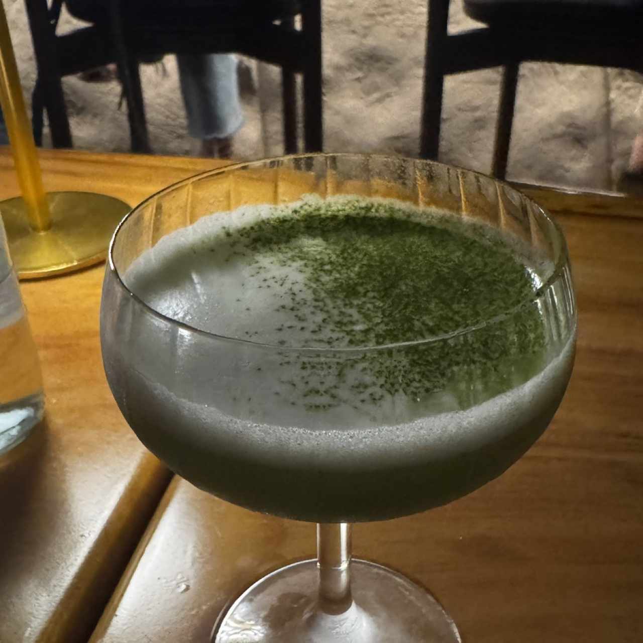 Matcha pisco sour