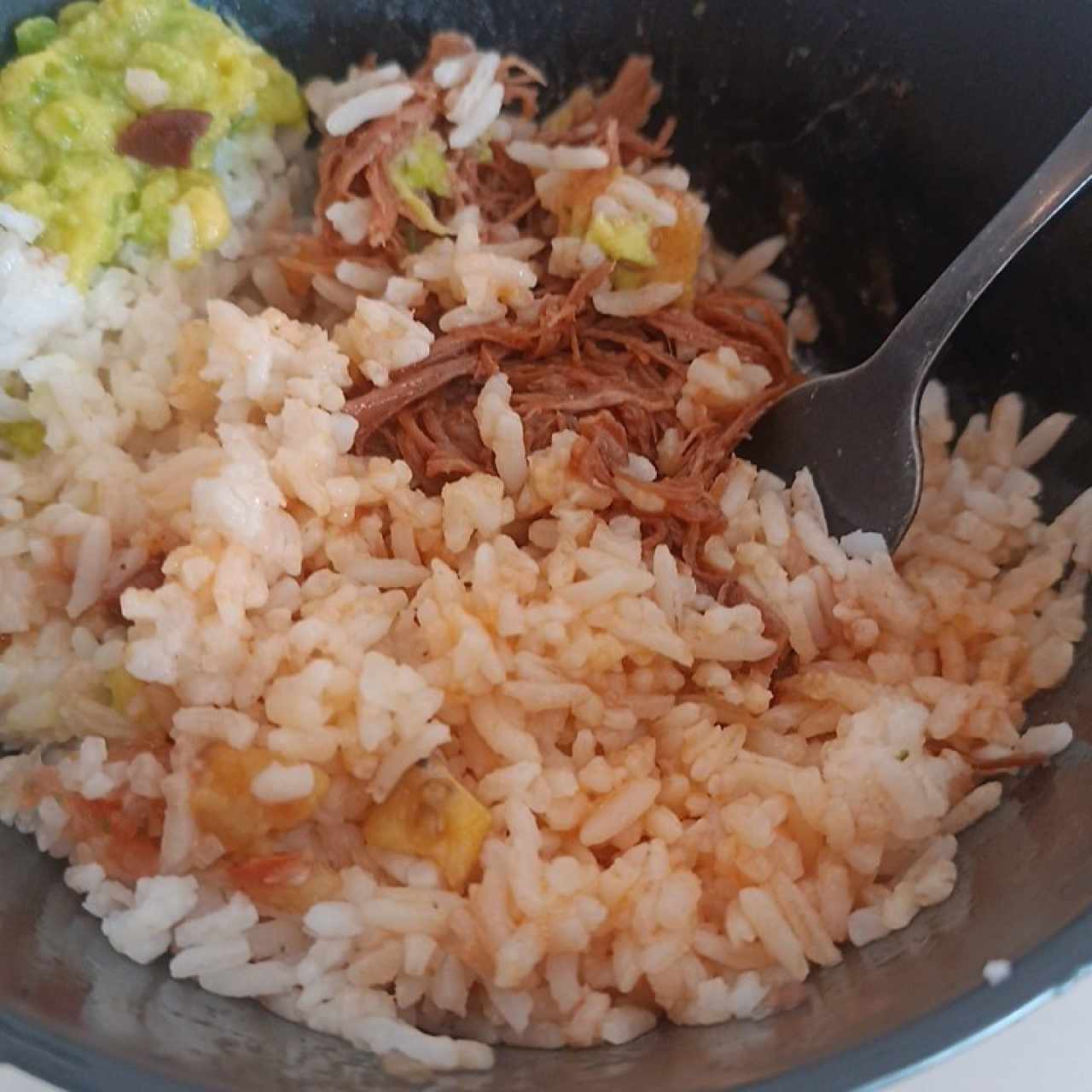 Qué chido bowl, 70% arroz 30% ingredientes