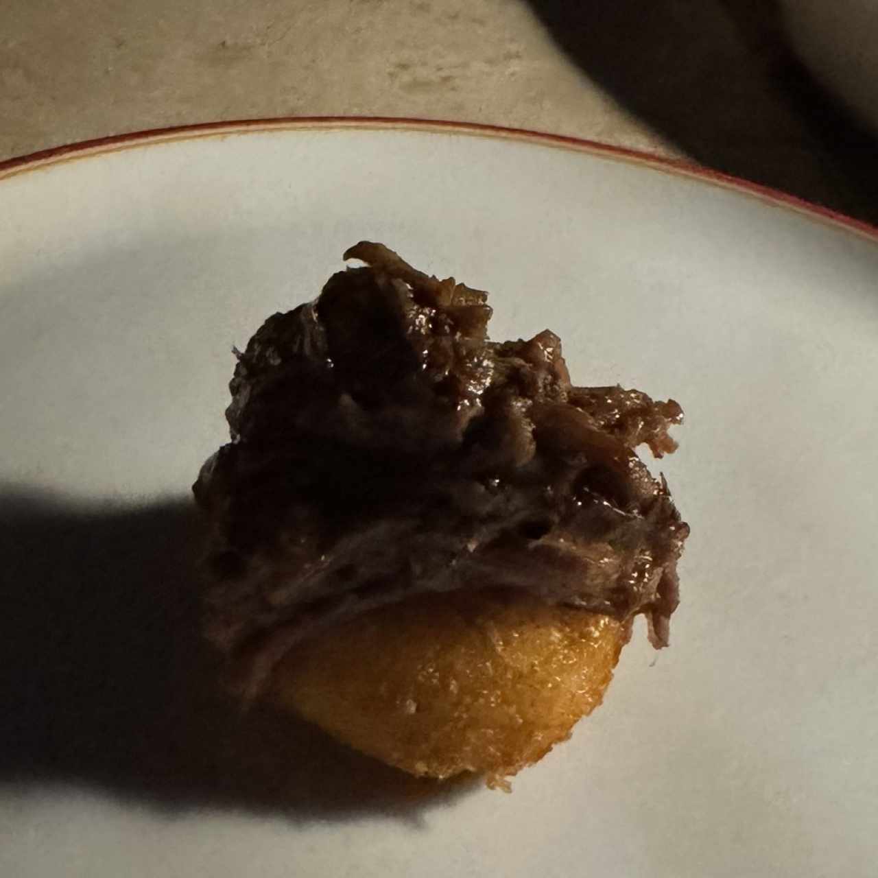 Arancini de short ribs
