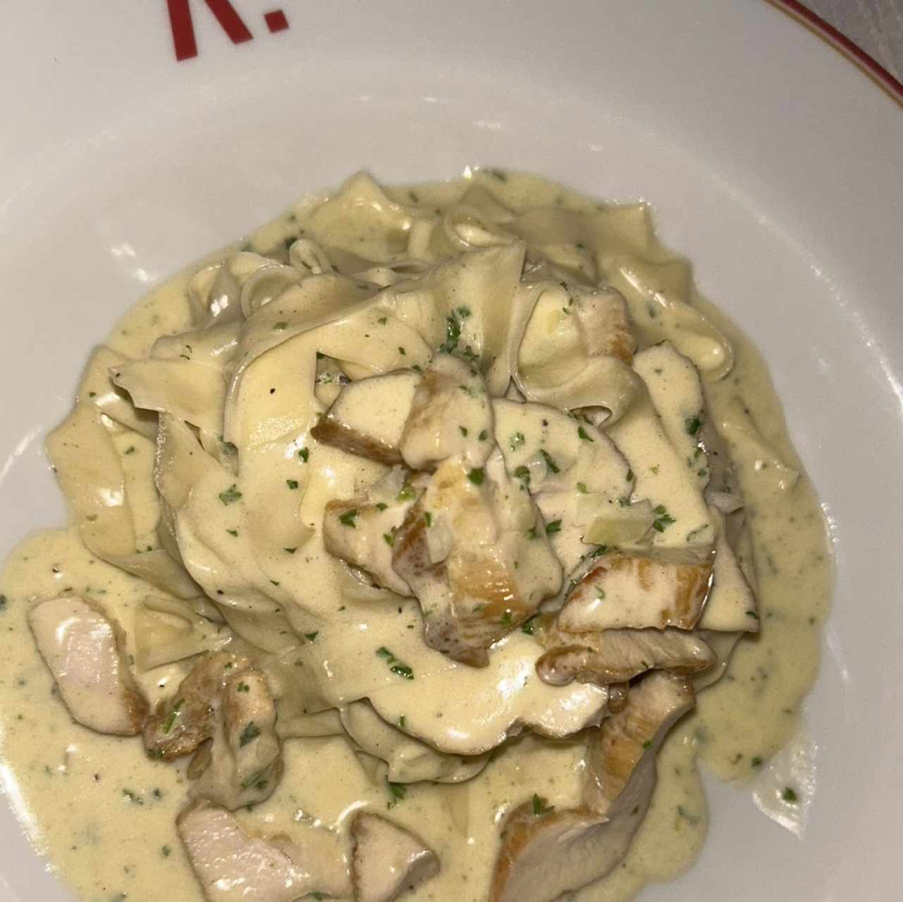 Pasta alfredo