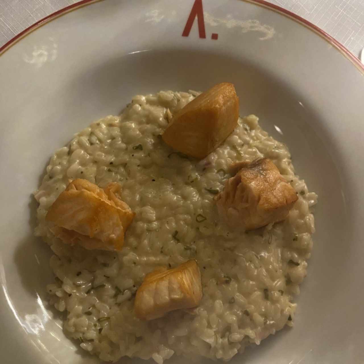 Risoto al Limón con Salmón 