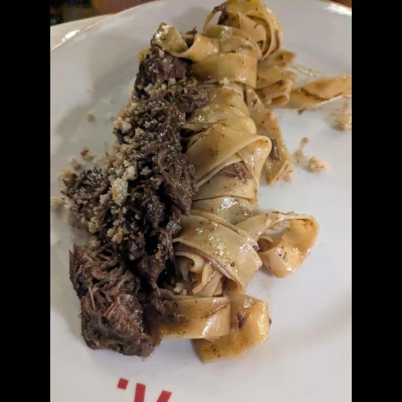 pappardelle di short rib