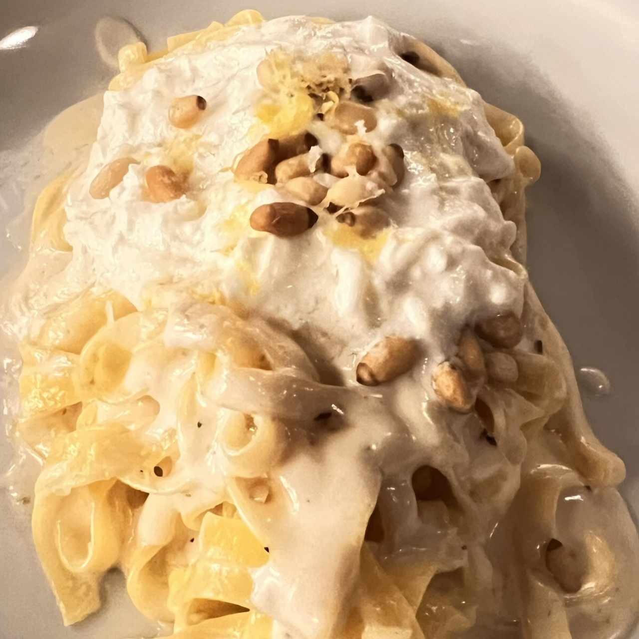 Fetuccine al limone straccellia