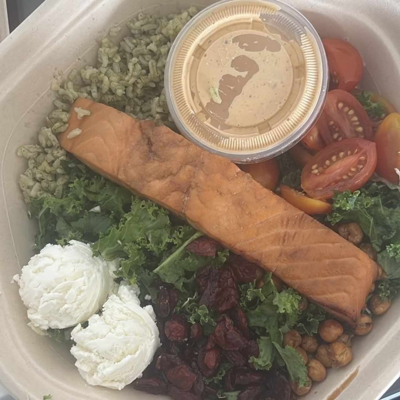 La Buff con salmón