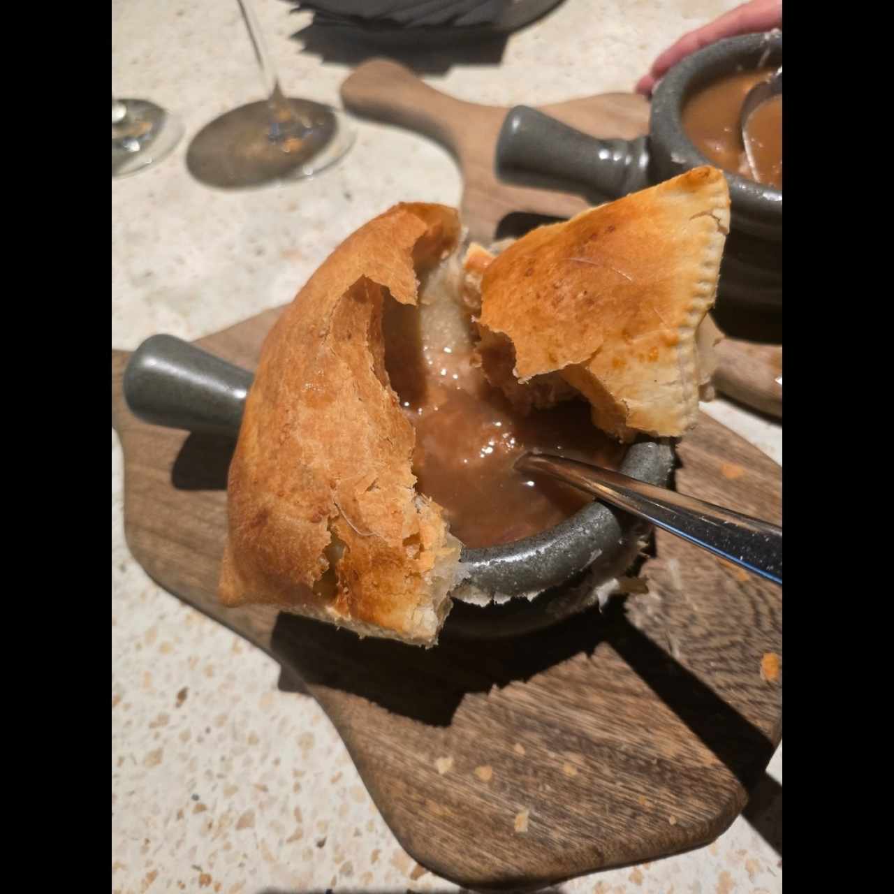 sopa de cebolla
