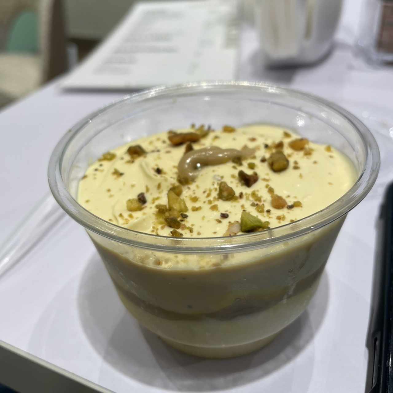 Tiramisú de Pistacho