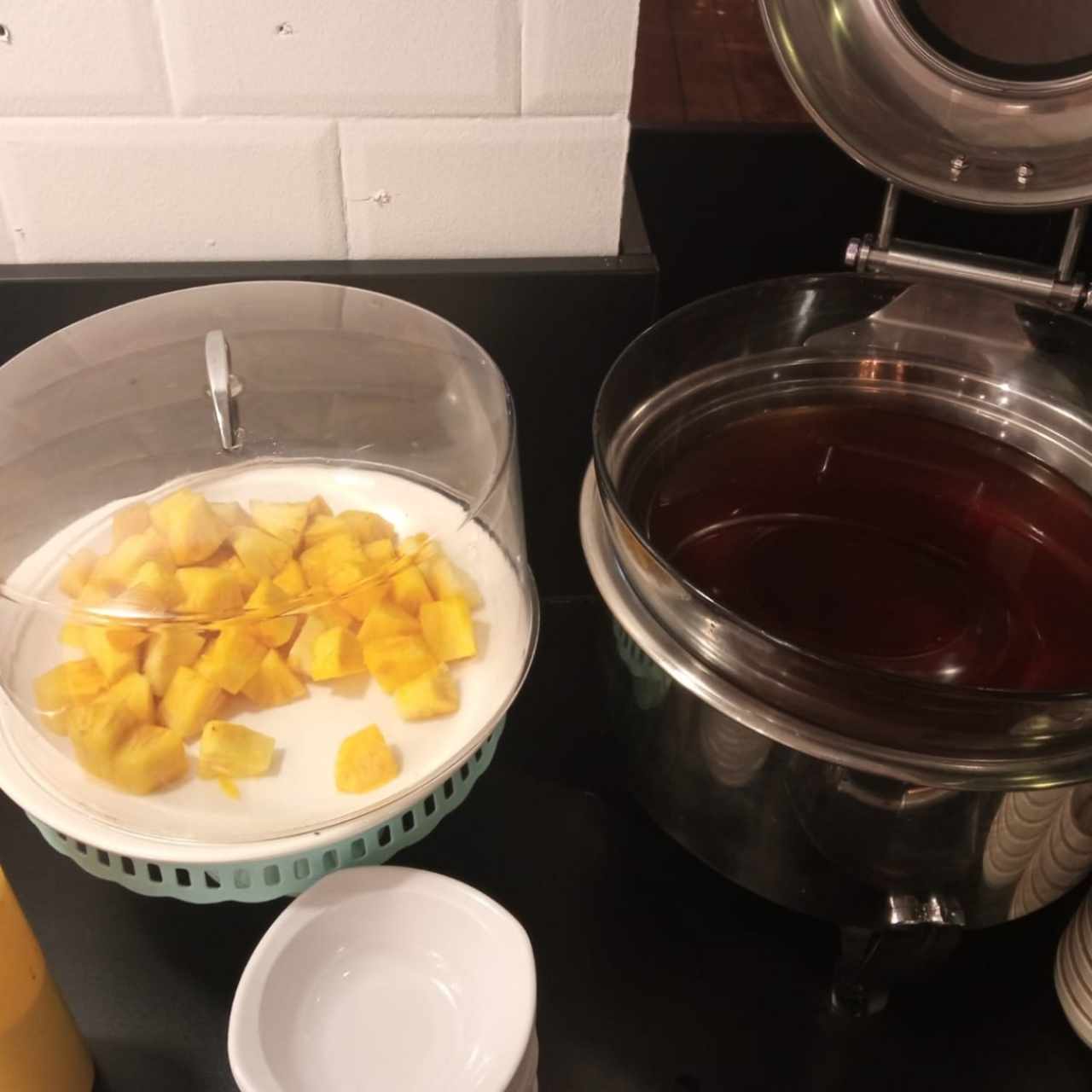 Piña y té de canela con gengibre 