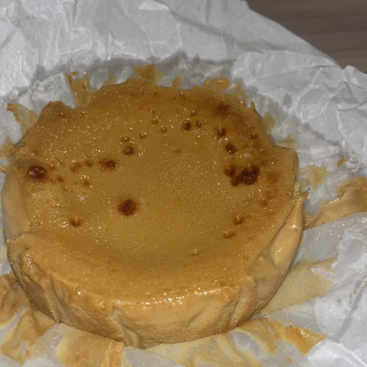 Torta vasca de dulce de leche