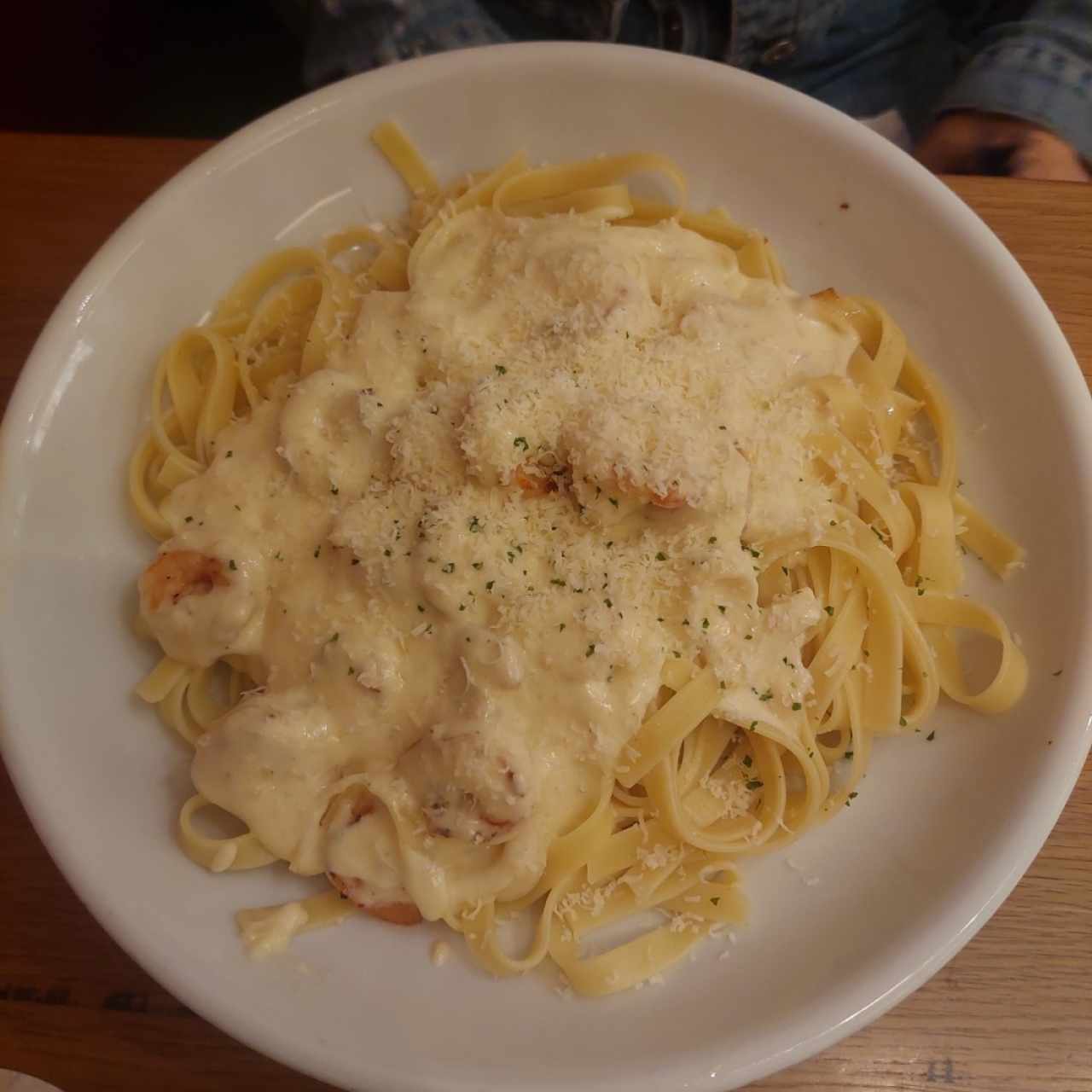 shrimp Alfredo