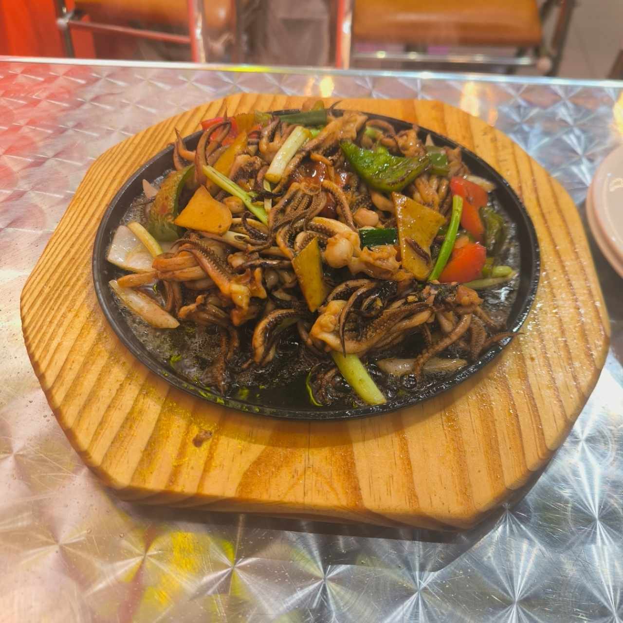 Arañitas con vegetales