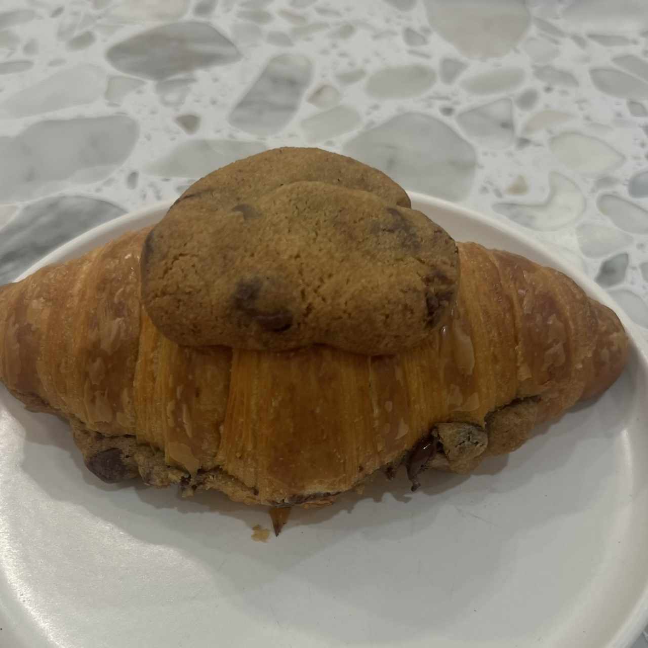 Croissant de chocolate 