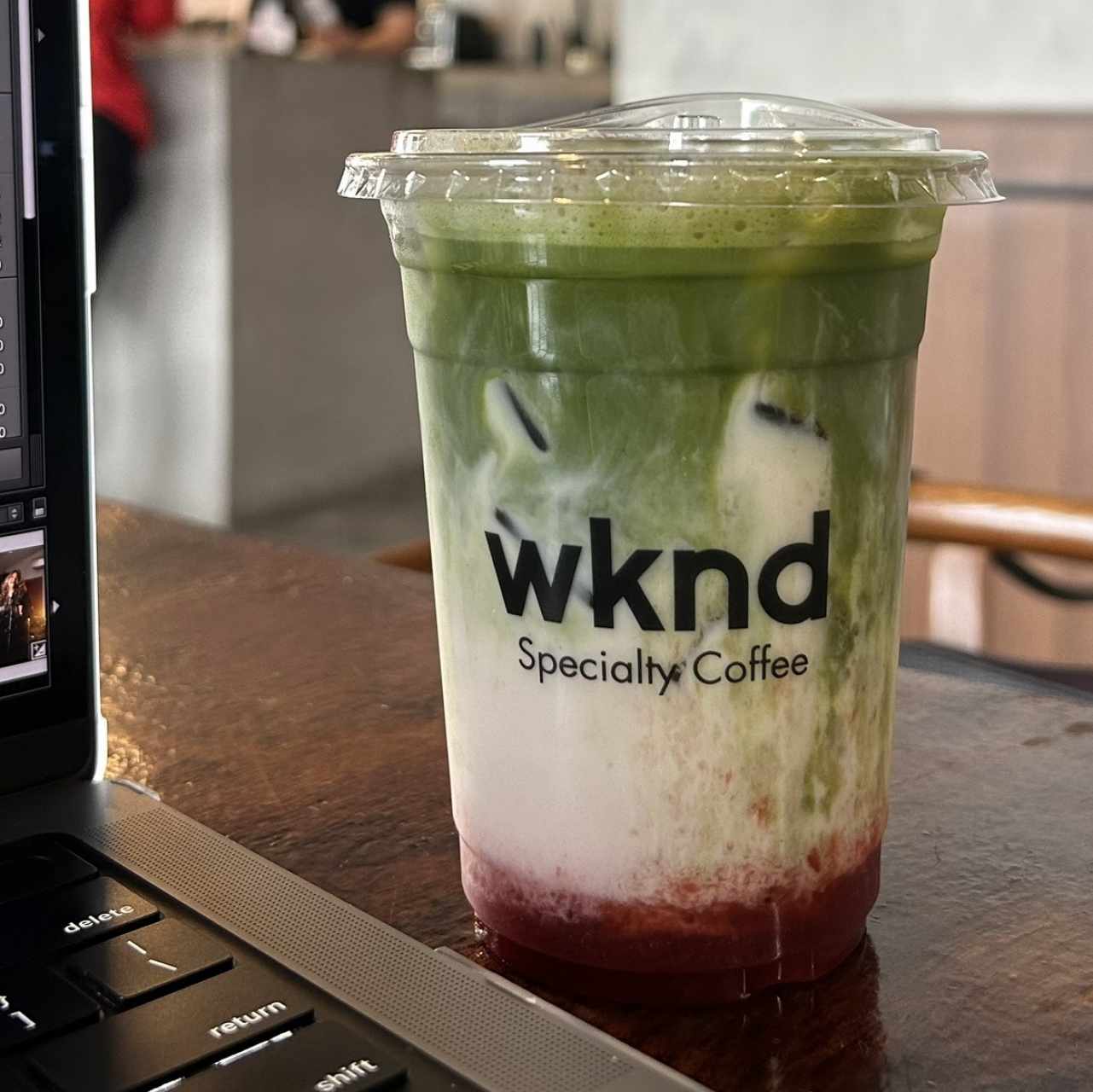 Strawberry matcha