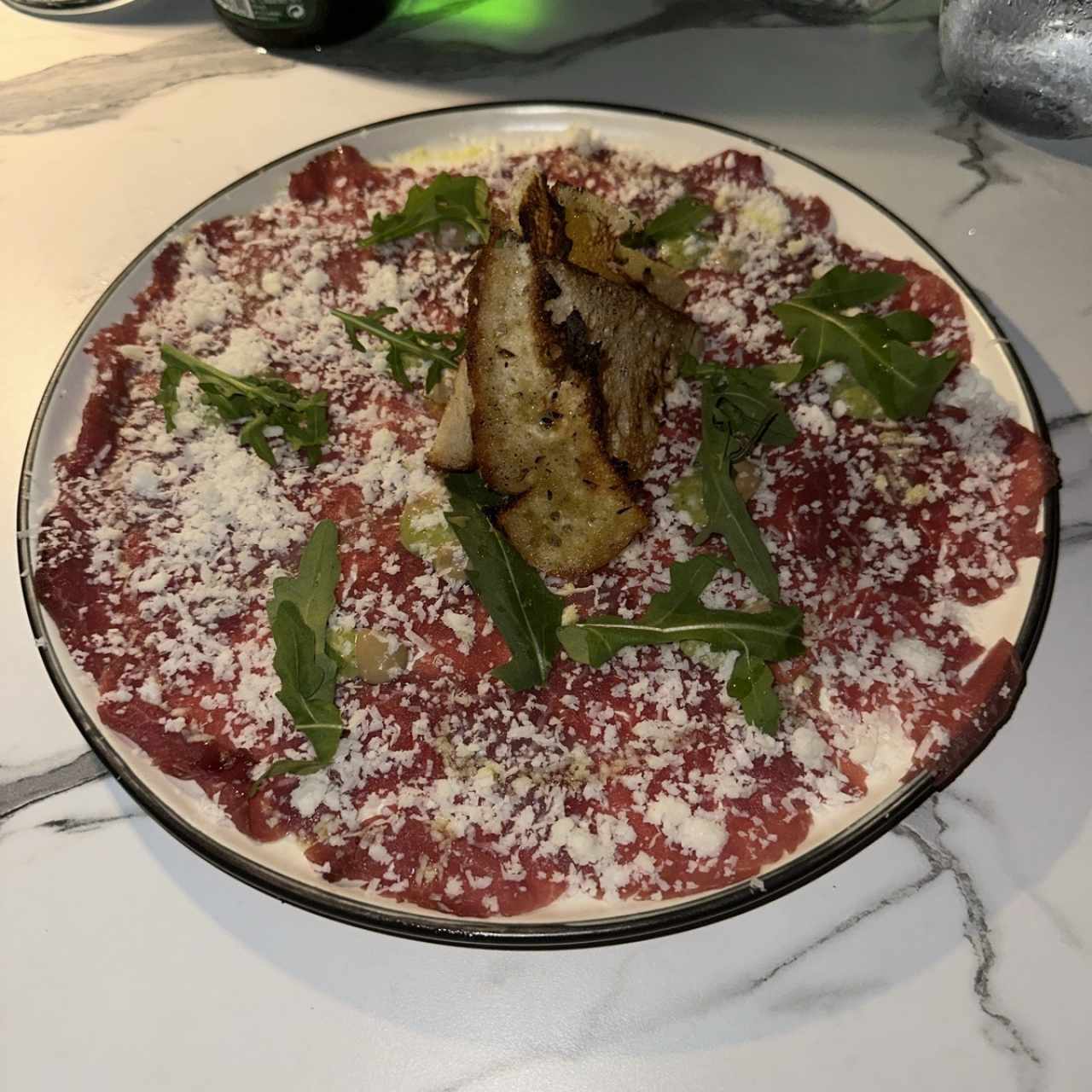 Carpaccio de res