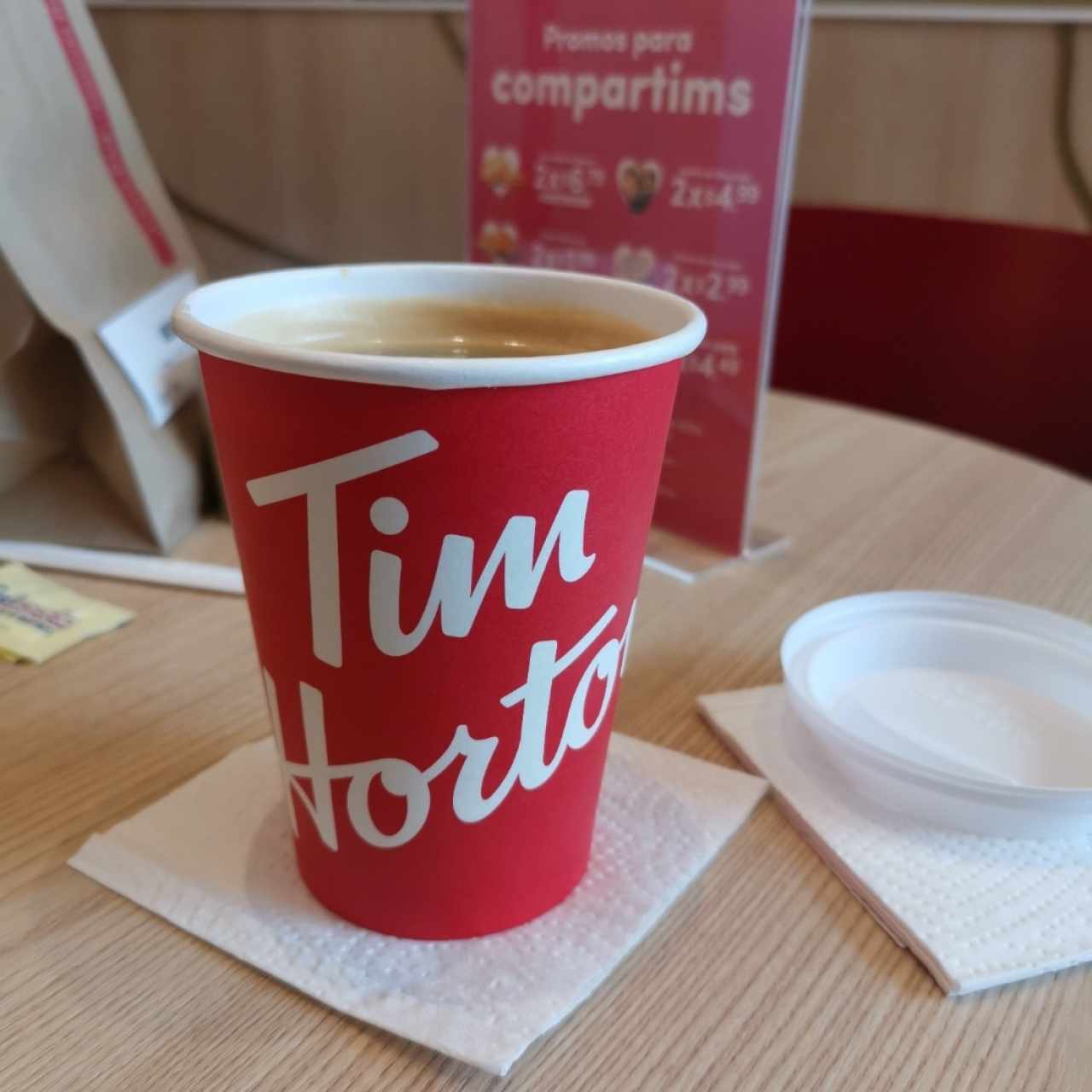 Muy buen café americano 