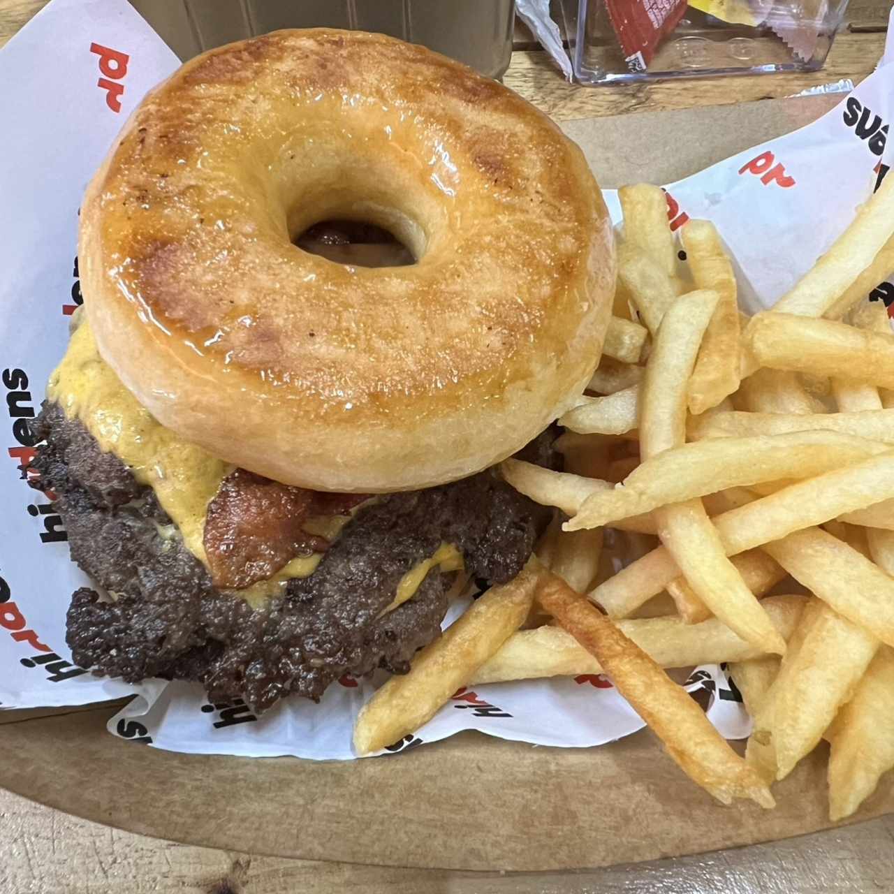 Donut burger