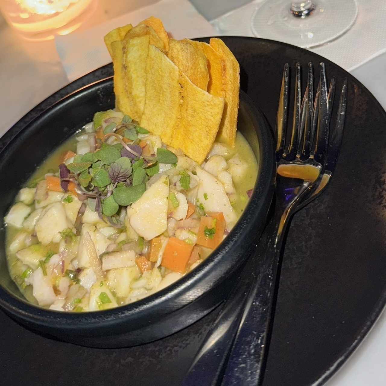 Ceviche de cobia