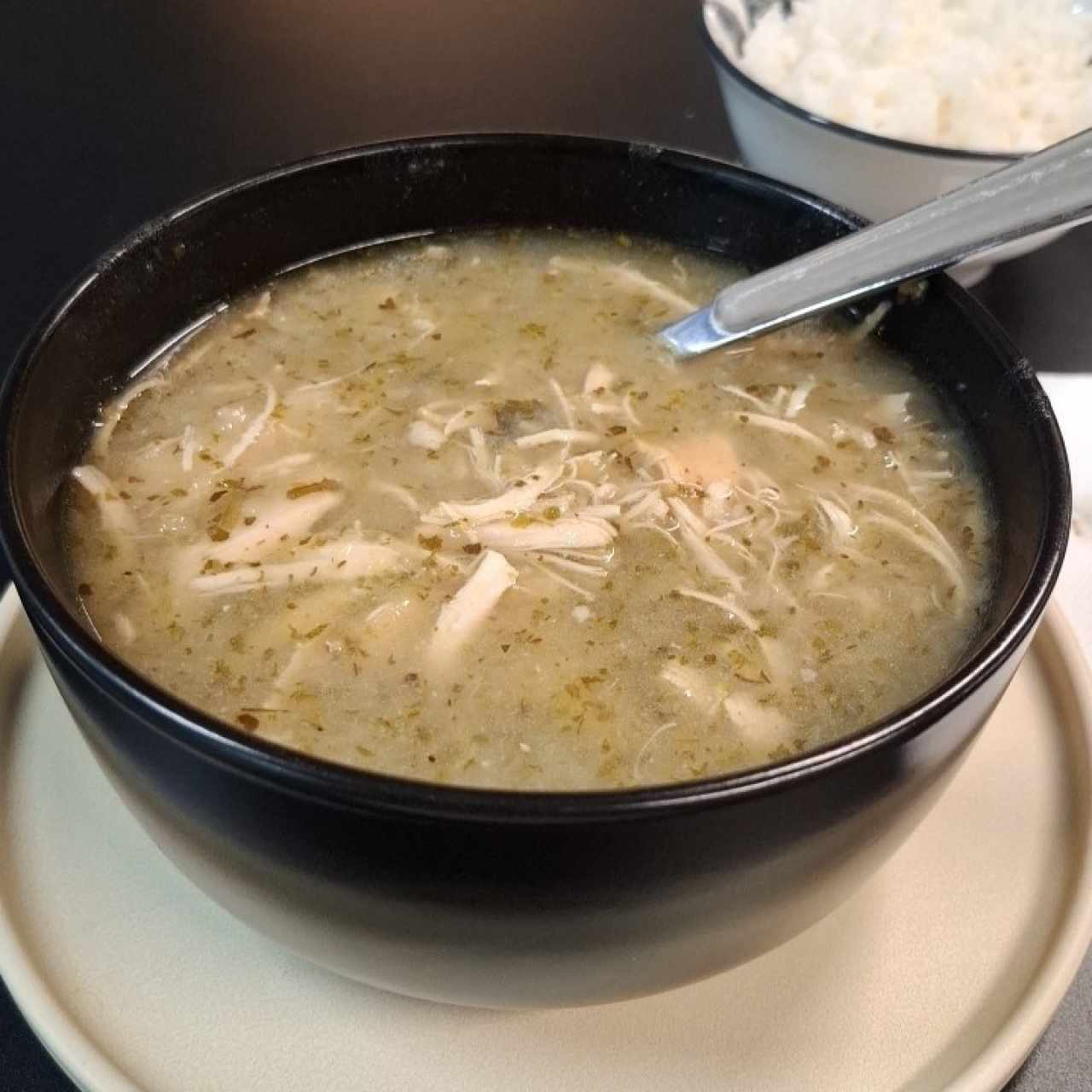 sopa de pollo 