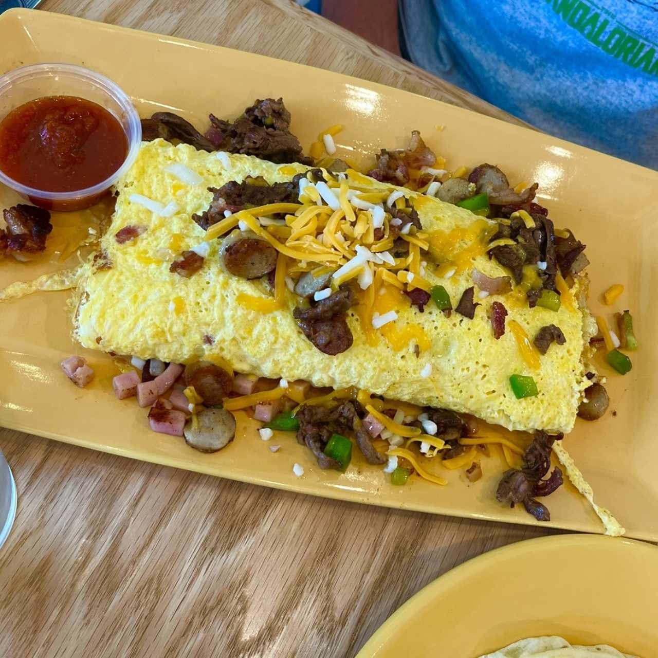 Steak omelette 