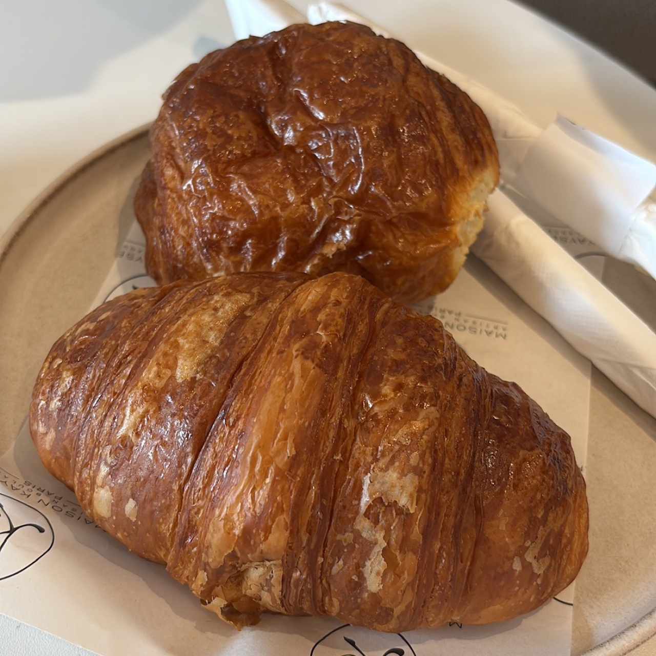 Croissant y pain aux chocolat