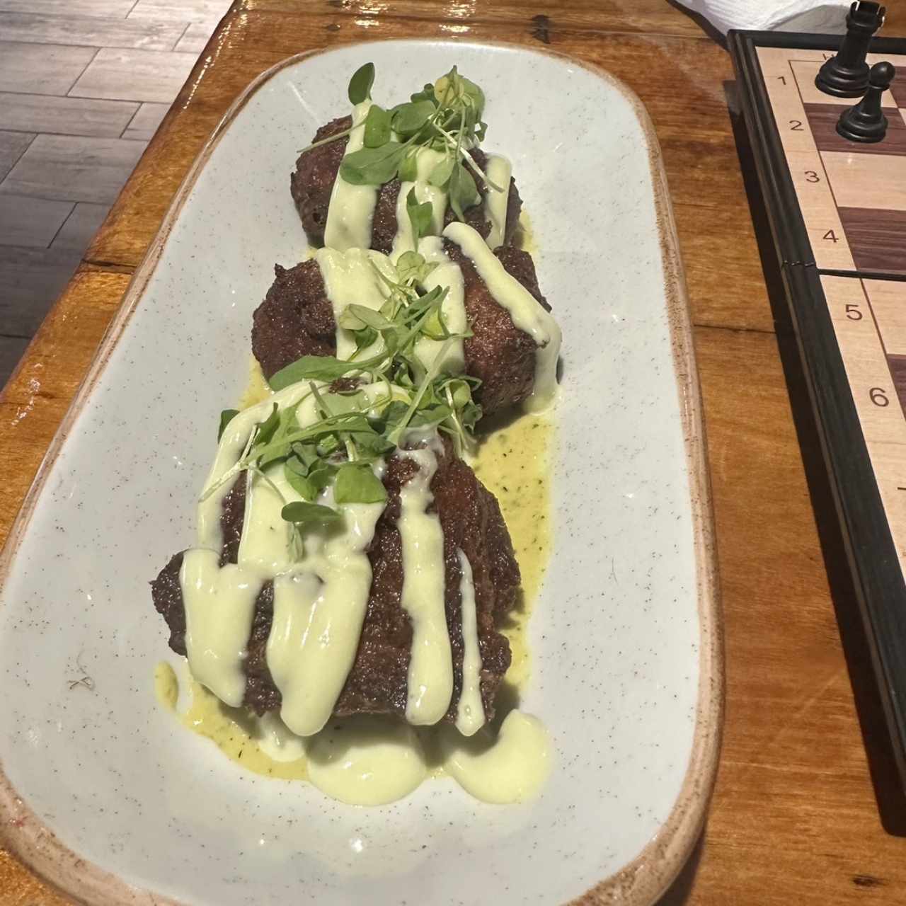 Carimañola de bacalao