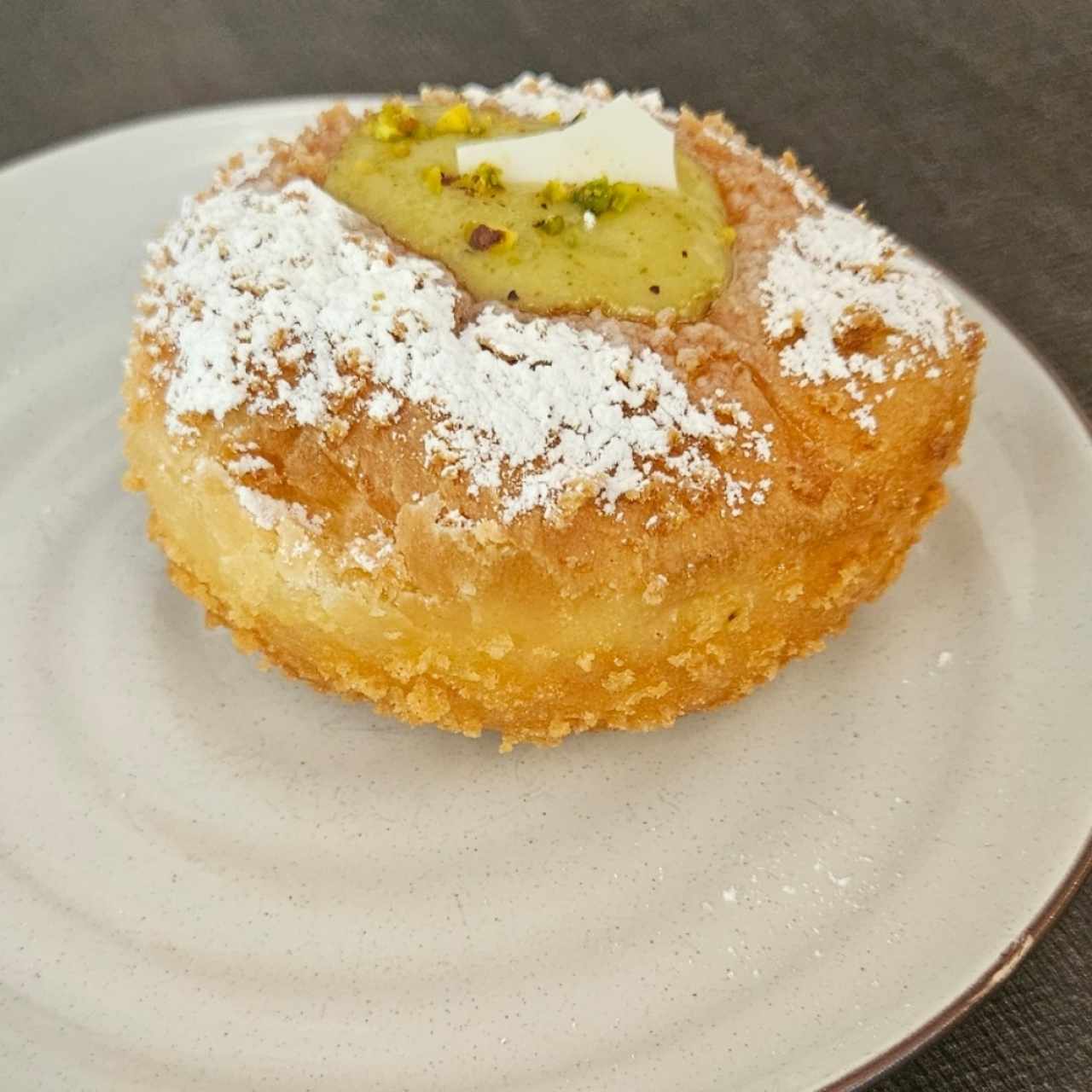 bomboloni de pistacho