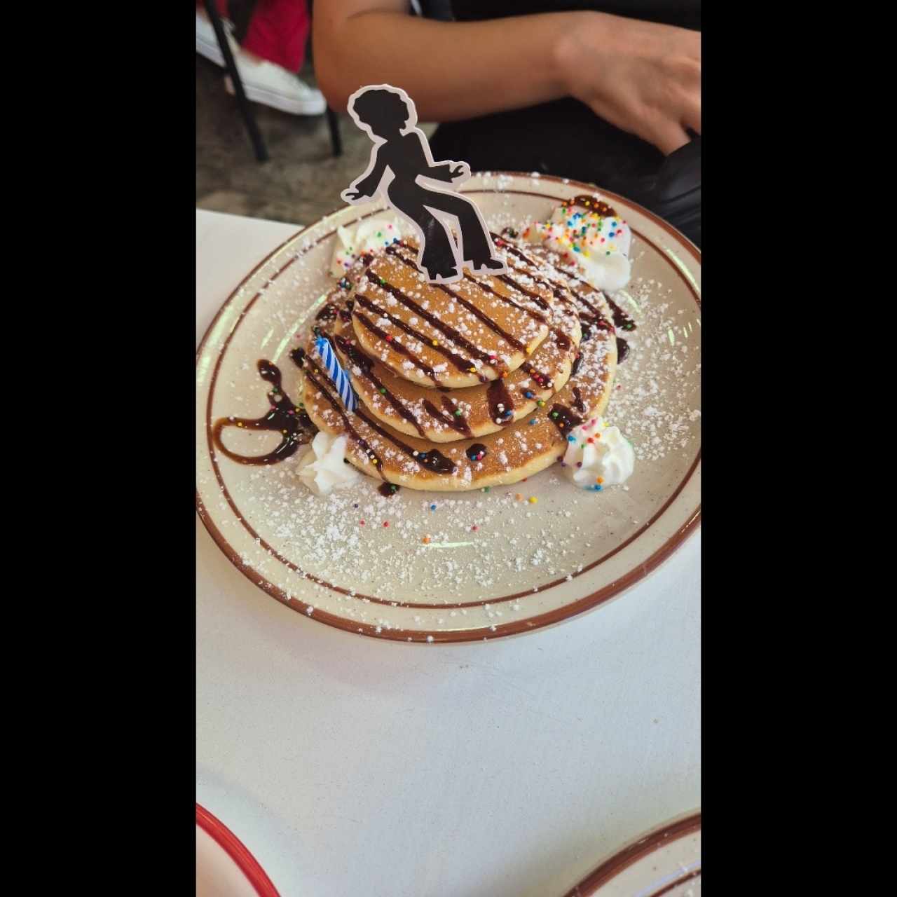 happy birthday pancakes 
