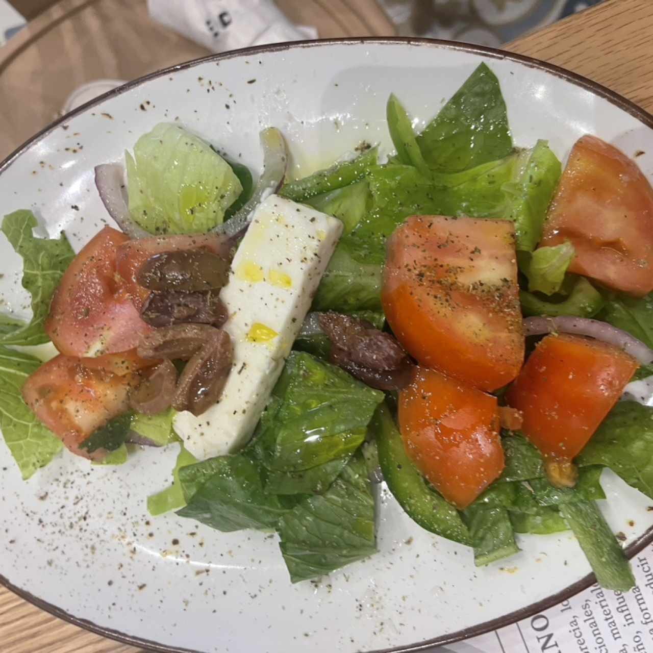 ACOMPAÑAMIENTOS - Ensalada griega