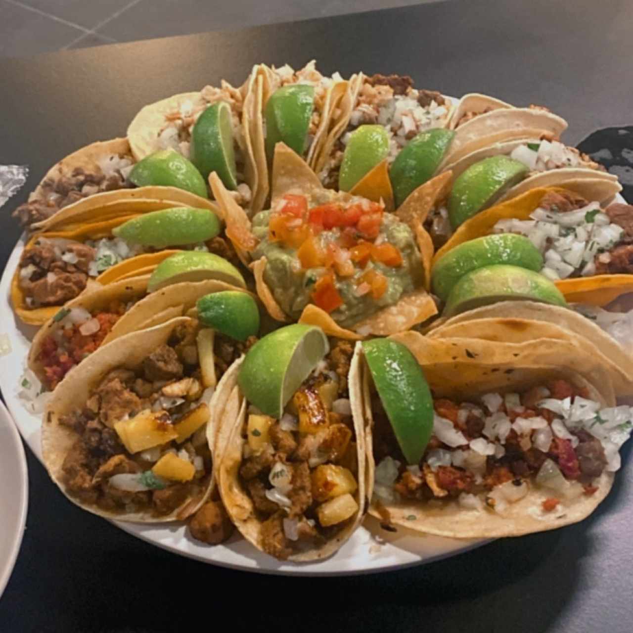 Bandeja tacos mixto