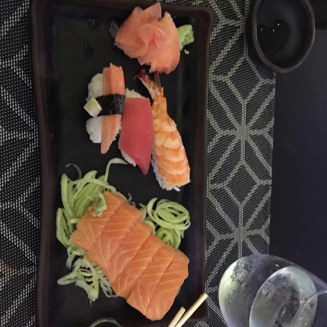 sashimi de salmon