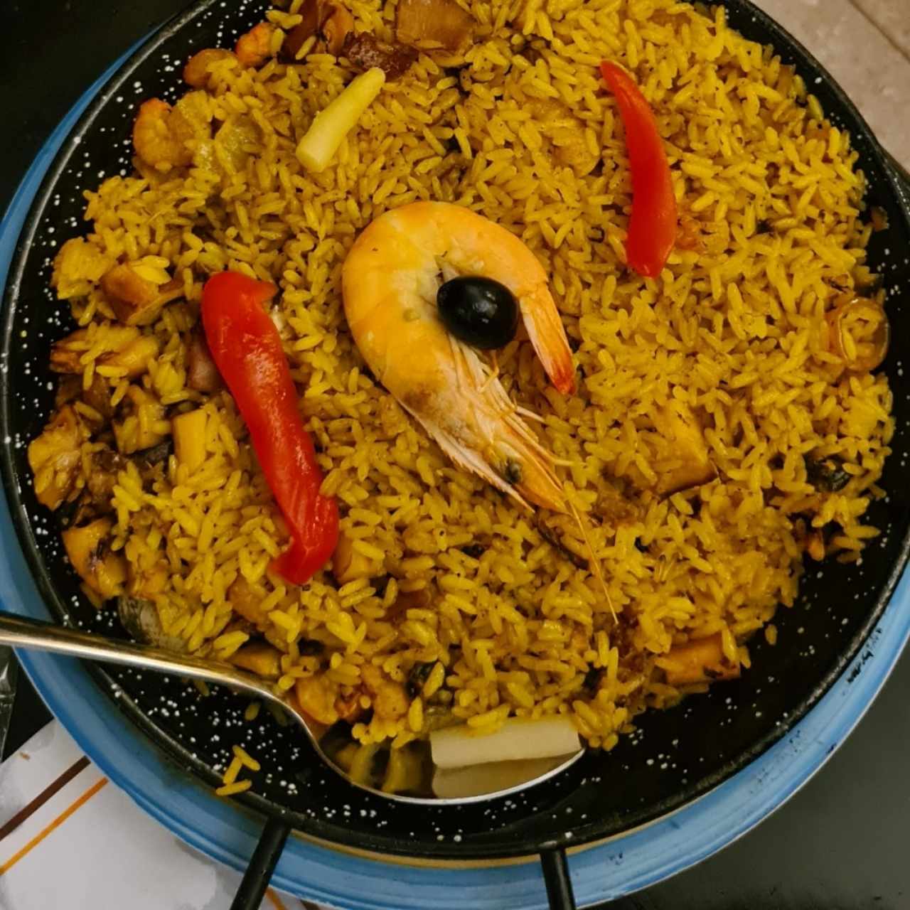 Paella Marinera (Solo Mariscos)